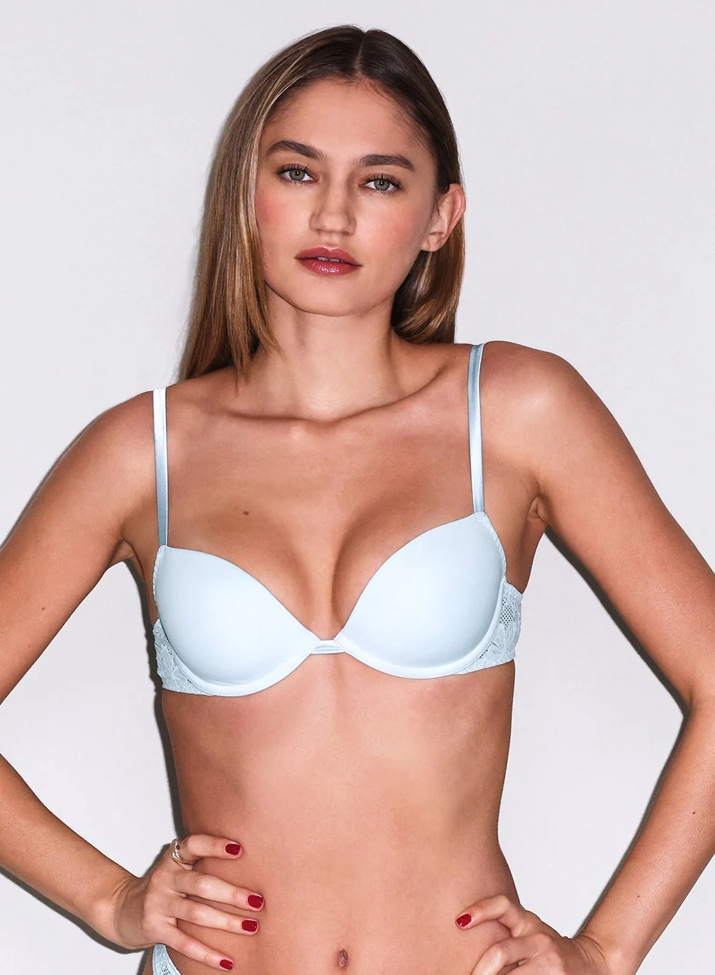Le Stretch Lace Molded Demi Bra